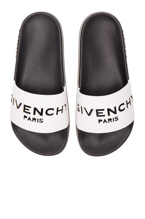 white givenchy slides men|givenchy slides white and black.